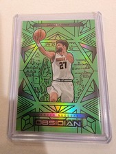Jamal Murray 2024-25 Panini Obsidian Green Flood /25 Nuggets SSP #9