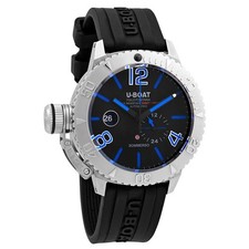 U-Boat Sommerso Blue Automatic Black Dial Men...