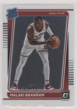 2022 Chronicles Draft Picks Donruss Optic Rated Rookies Malaki Branham #18 00gy