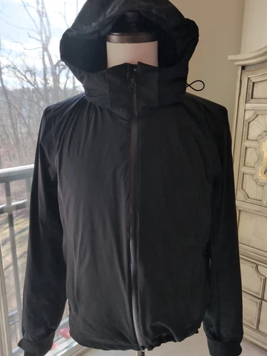 PRADA PUFFER JACKET UOMO TAGLIA 48 EUC NERO su NERO
