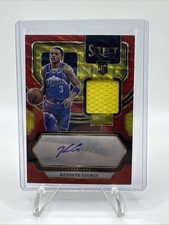 2023-24 Panini Select - Rookie Jersey Autographs Keyonte George #RJ-KEY Red Wave