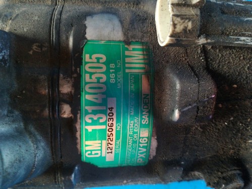 1272506304 klimakompressor SANDEN 329330 OPEL VECTRA C BERLINA 3.0 V6 CDTI 2002