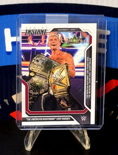 The American Nightmare Cody Rhodes, #95 card from 2024 Panini Instant WWE