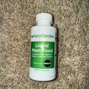 Aerogarden Liquid Plant Food Nutrients 3oz. Hydroponics Nutrients 441 JJ