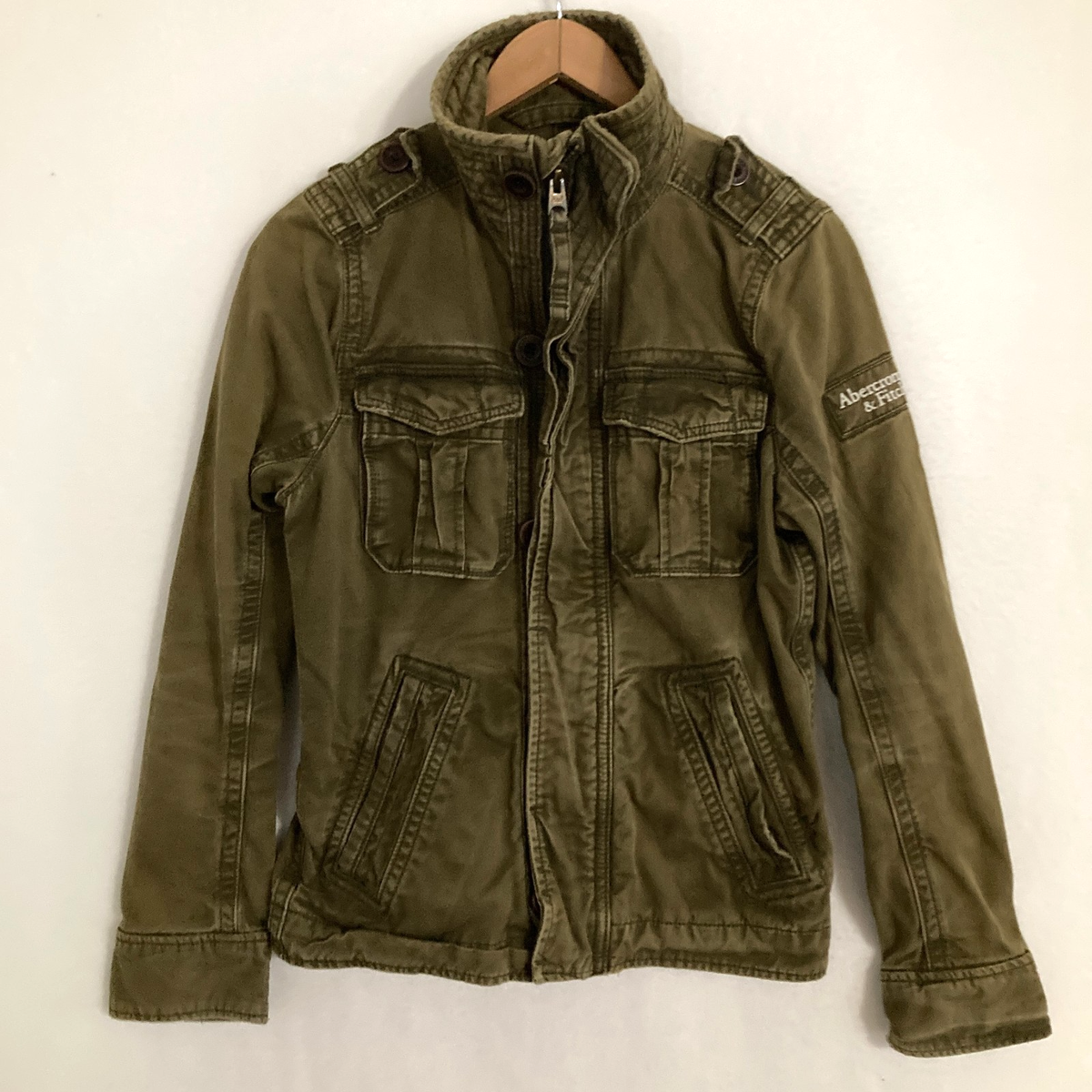 Abercrombie & Fitch Military Jacket Mens Size Small Utility