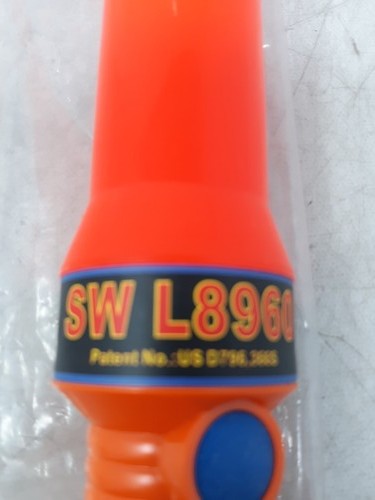 SW L8960 LED Traffic Wand Safety Baton Orange Blue Button - Picture 5 of 5