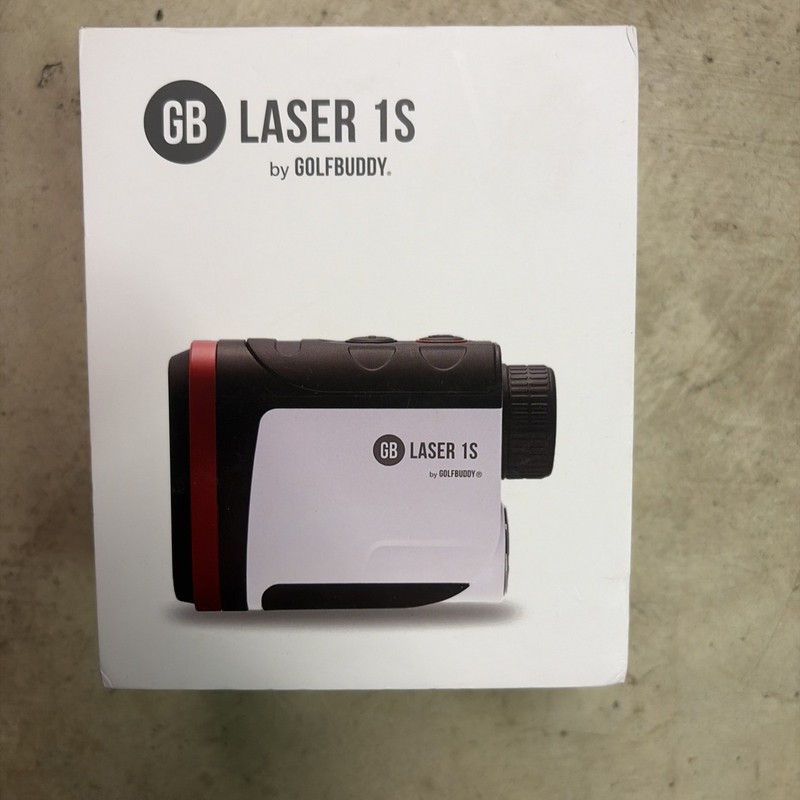 GolfBuddy GB Laser 1S Rangefinder Slope Mode 6X 880yd w/ Case & Strap