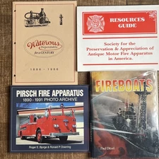 Vintage Fire Apparatus & History Lot – Pirsch, Fireboats, Waterous, SPAAMFAA