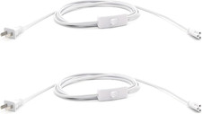 10FT 3 Meter T5 T8 LED Tube Light Power Extension Cord with On/Off Switch US Plu