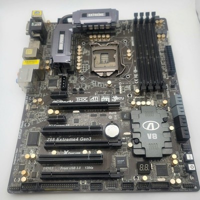 (FOR PARTS/ REPAIR) ASRock Z68 Extreme3 Gen3, LGA 1155, Intel Motherboard