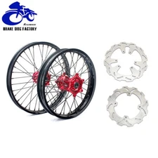 For Honda 21"/19" CNC Spoked Wheel Disc Kit CRF250R CRF450R 15-24 CRF450RX 17 18