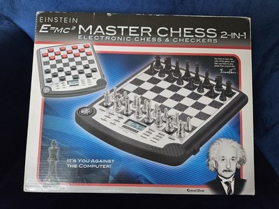 Excalibur Electronics Einstein E=mc2 Master Chess & Checkers Electronic Game