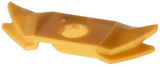 LEGO Pearl Gold Minifigure Armor Shoulder Pads Wide with Double Flaps, 2 St 7549