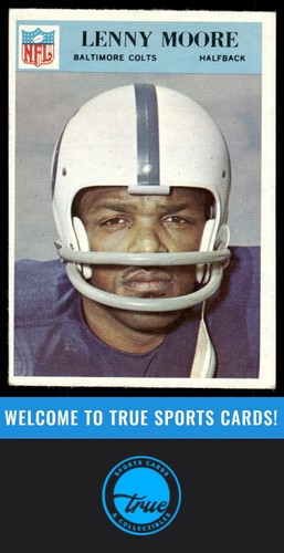 Lenny Moore #21 1966 Philadelphia card