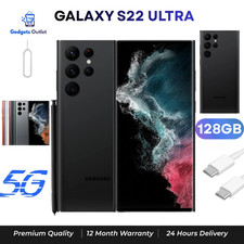 Samsung Galaxy S22 Ultra 128GB 5G 8GB RAM Dual Sim Unlocked Brand New Condition