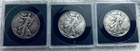 Walking Liberty Half Dollar  1942, 1943, 1947. SB$70  PS