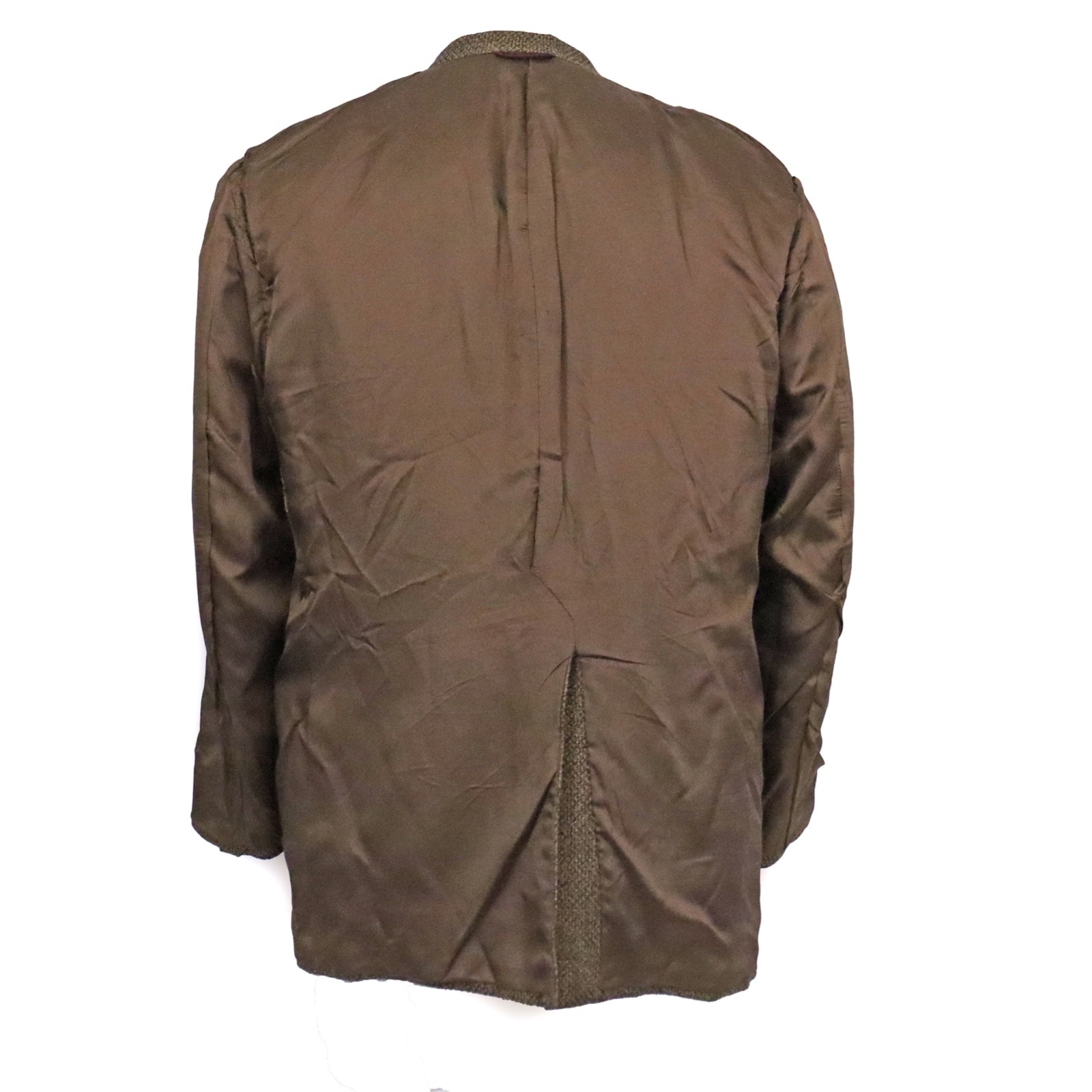 Hart Schaffner Marx Blazer Sport Coat Mens 42r Brown Tweed Jacket 2 Button