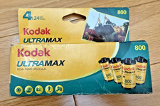 Kodak Ultramax 800 35mm film /4pack Expired Open Box