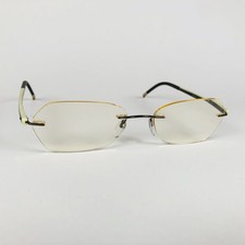 SILOUETTE eyeglasses GUNMETAL RIMLESS glasses frame MOD: 6691 40 6054 7642
