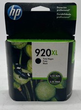 Genuine HP Ink Cartridge 920XL Black CD975AL, Latin Am. version, OEM, expired