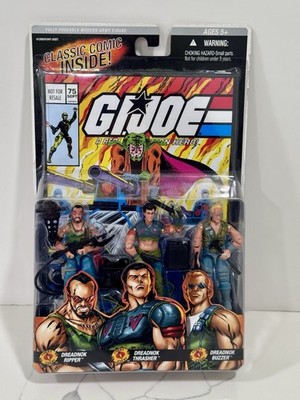 NEW GI JOE Comic Book & Action Figure 3-Pack Dreadnok Ripper Thrasher Buzzer