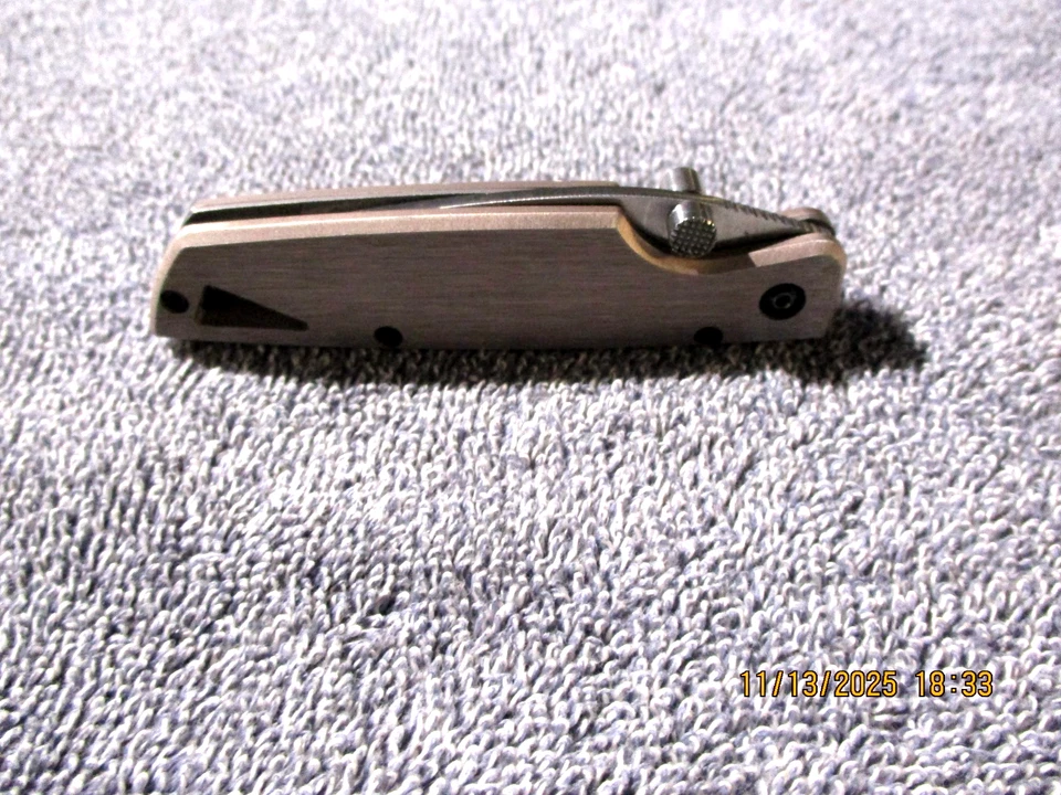Cuchillo de bolsillo plegable Buck USA 1995 170 Lightning Knives con clip bonito Foto 3 de 4