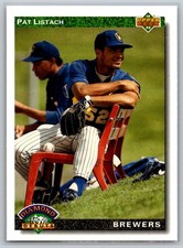 Pat Listach 1992 Upper Deck #775 Rookie Milwaukee Brewers - Free Shipping