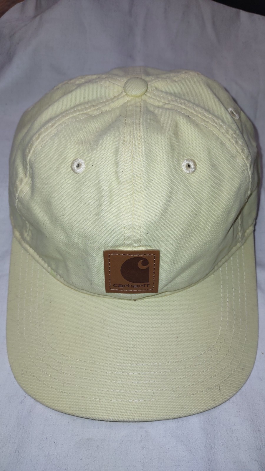 Carhartt Women's Odessa Cotton Twill Baseball Cap,Yellow,One Size, Adjustable 