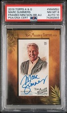 2019 TOPPS ALLEN & GINTER MARC SUMMERS MINI-CARD SIGNATURE #MA-MSU PSA 8/Auto 10