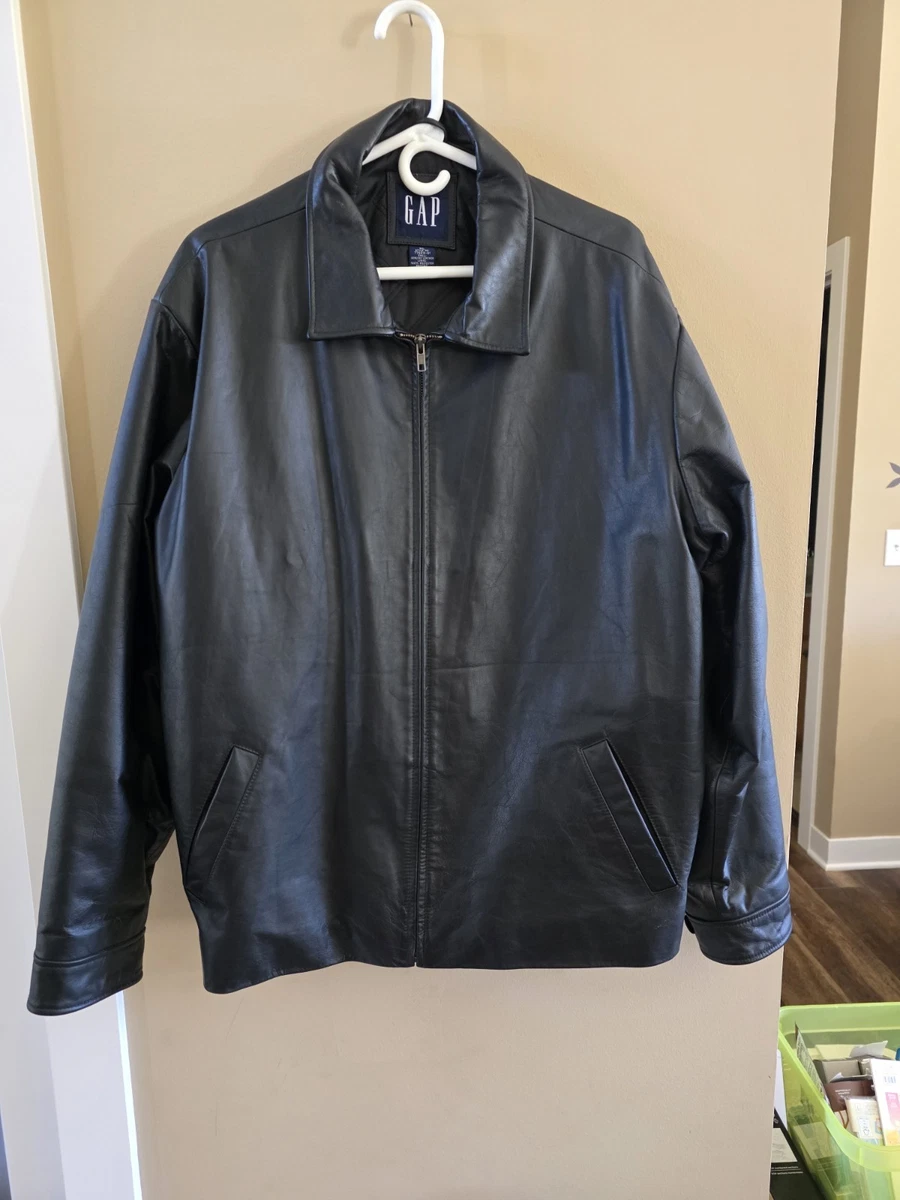 Gap Leather Outer Shell Coats, Jackets & Vests for Men for Sale