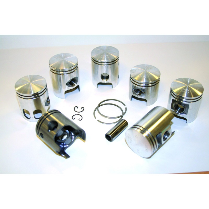 Piston coulé AIRSAL anti-serrage pour réparer un moteur thermique de mobylette