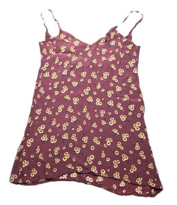 brandy melville burgundy dress Brandy Melville One Size Burgundy Sunflower Slip Dress