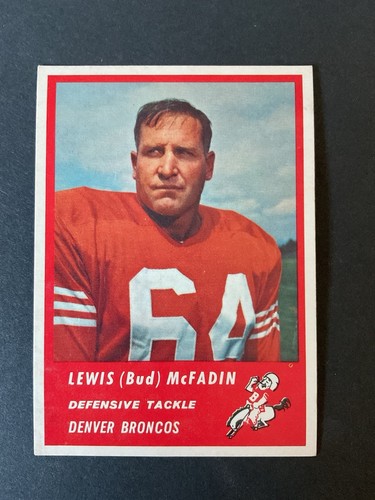 Bud McFadin #88 card