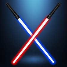 Light up Saber with FX Sound, Light Sabers for Kids, Retractable Light Swords Gi