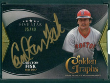 2024 Topps Five Star Baseball Carlton Fisk Five Star Golden Graphs #GG-CF【25/40】