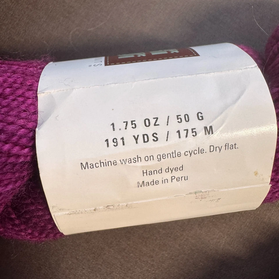 HILO DE CALCETÍN SHIBUI - 3 madejas - verde púrpura 191yds Superwash Merino - Nuevo de Lote Antiguo Foto 4 de 4