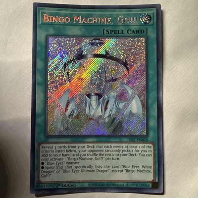 Bingo Machine, Go!!! SECRET RARE 1st Ed NM LDS2-EN028