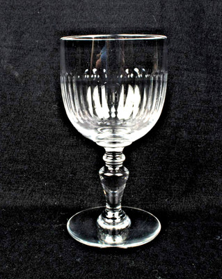 BACCARAT Crystal RENAISSANCE (Cut) Claret Wine Glass - 5 1/4  - 4 Available
