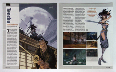 Tenchu Fatal Shadows Vintage Magazine Print Ad Poster Art 2005 Ninja Stealth