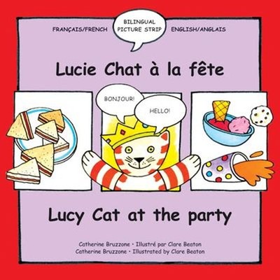 Lucy Cat at the Party French/English Paperback Catherine Bruzzone