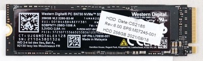 Western Digital PC SN730 NVMe SSD, 256GB, Free Shipping!!!