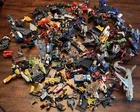 Vintage Transformers Action Figure Huge Lot Incomplete Parts  2000s Era Cons