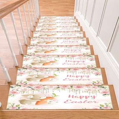 7/11/15pcs [Diatom Mud Stair Mat], Easter-Themed Healing Cartoon Design Printe