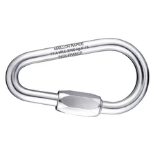 MAILLON RAPIDE 7370F-1/4" PK 10 Connecting Link,1/4 in,440 lb Load Cap 49JU79