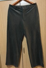 Armani Collezioni Dress Pants Men 34 L Green Velvet Type Of Fabric