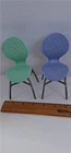 Vintage BARBIE All Around Home Kitchen Furniture Chairs RARE 2000 Dining 5.5"