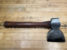 VINTAGE PLUMB HEWING BROAD AXE HATCHET USA 4” BIT - ORIGINAL HANDLE