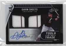 2022 Absolute Tools of the Trade 2 Swatch Signatures /199 Gavin Sheets Auto 11bi