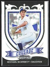 2021 Panini Prizm Draft Picks #C-MM Michael McGreevy Crusade Silver Prizm