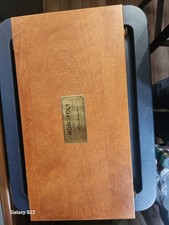 Vintage Monopoly Board Game by Parker Brothers Inc in Wooden Case. Complete set.